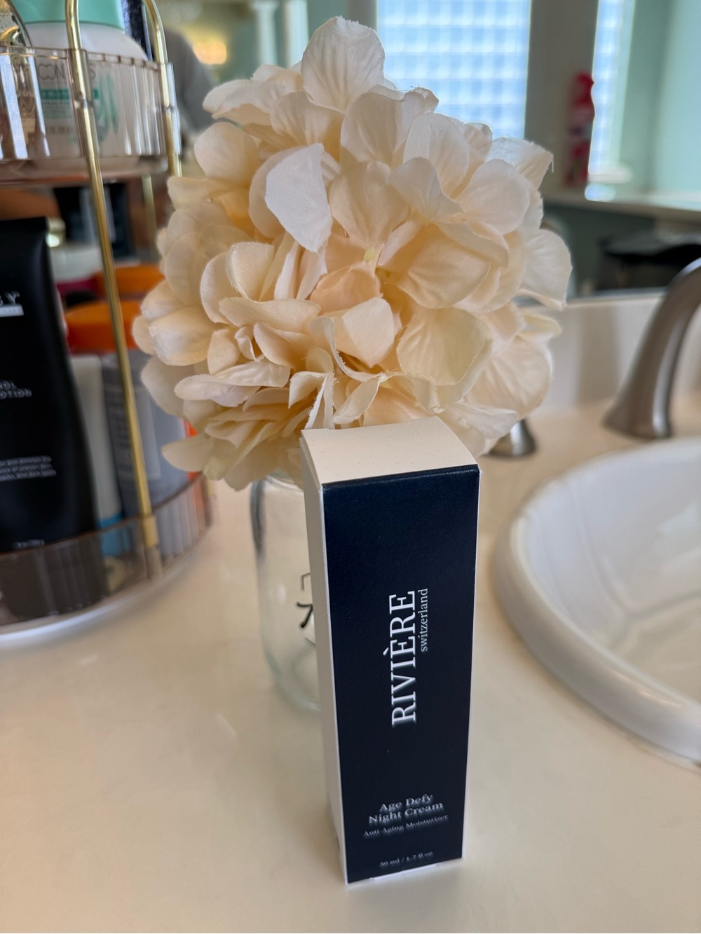 Night Cream – White and Navy Moisturizer